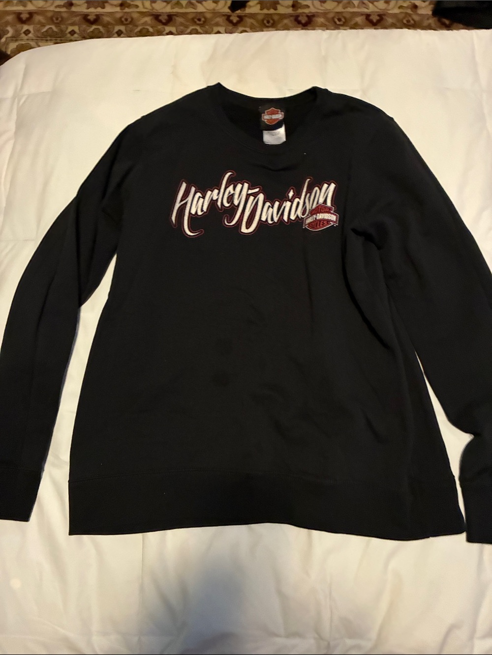 Harley-Davidson Women's Black Logo Sweatshirt